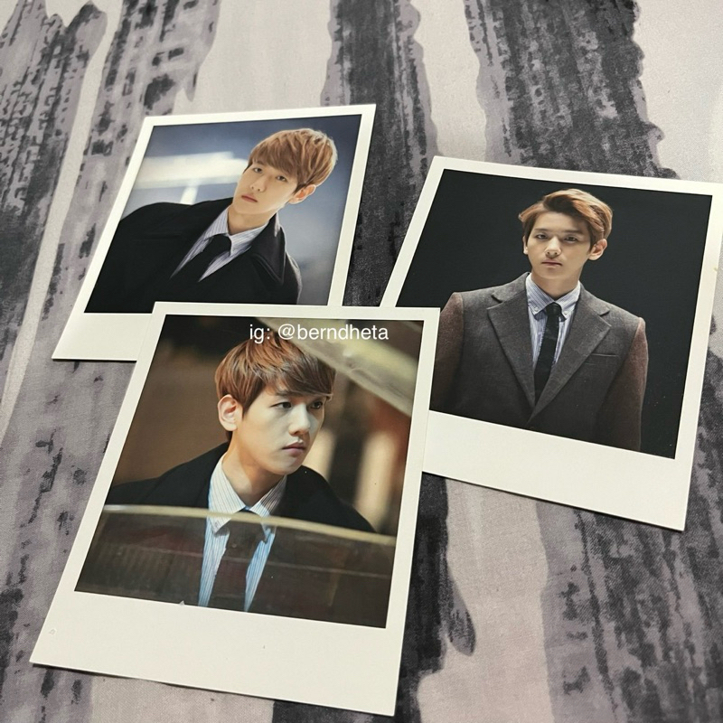 EXO Miracle in December Baekhyun Polaroid