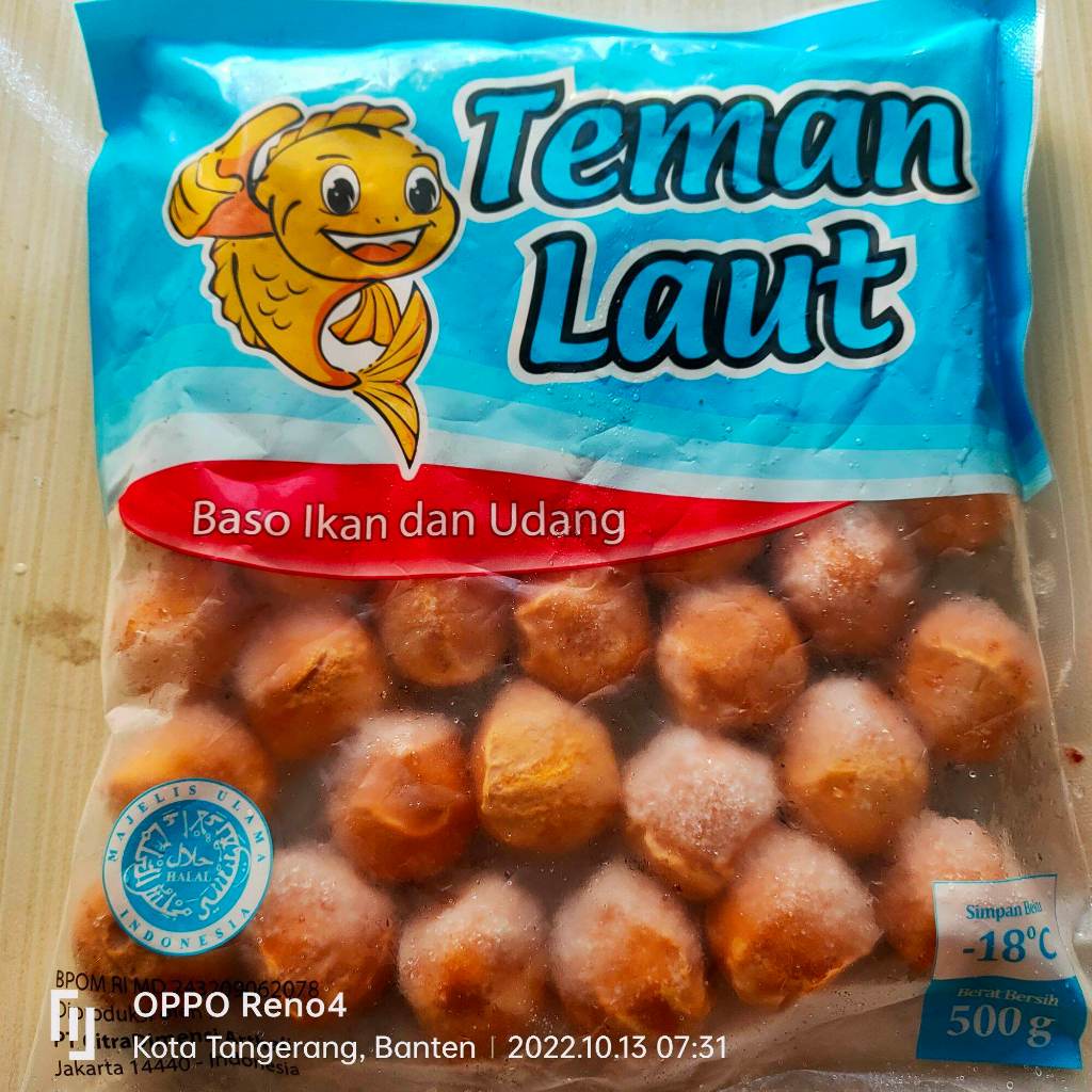 

baso ikan udang teman laut 500gr
