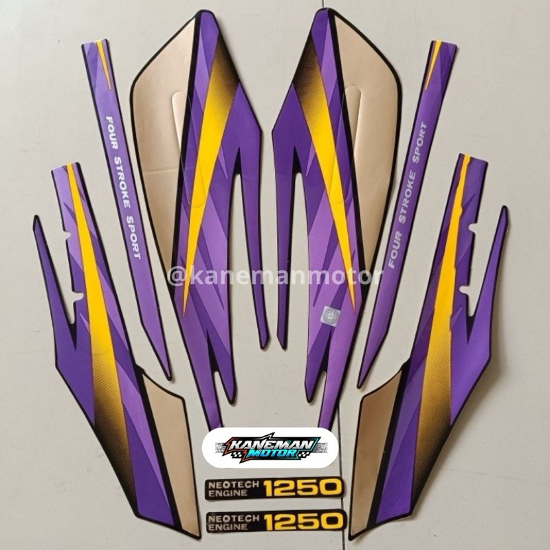 STRIPING GL MAX 1997 | lis les polet stiker honda gl max 97 warna ungu