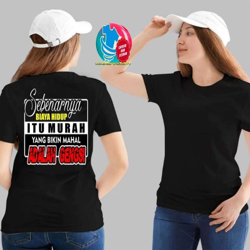 kaos kata kata keran / kaos kata vial jawa/ atasan pria wanita dewasa / kaos kata nyindir