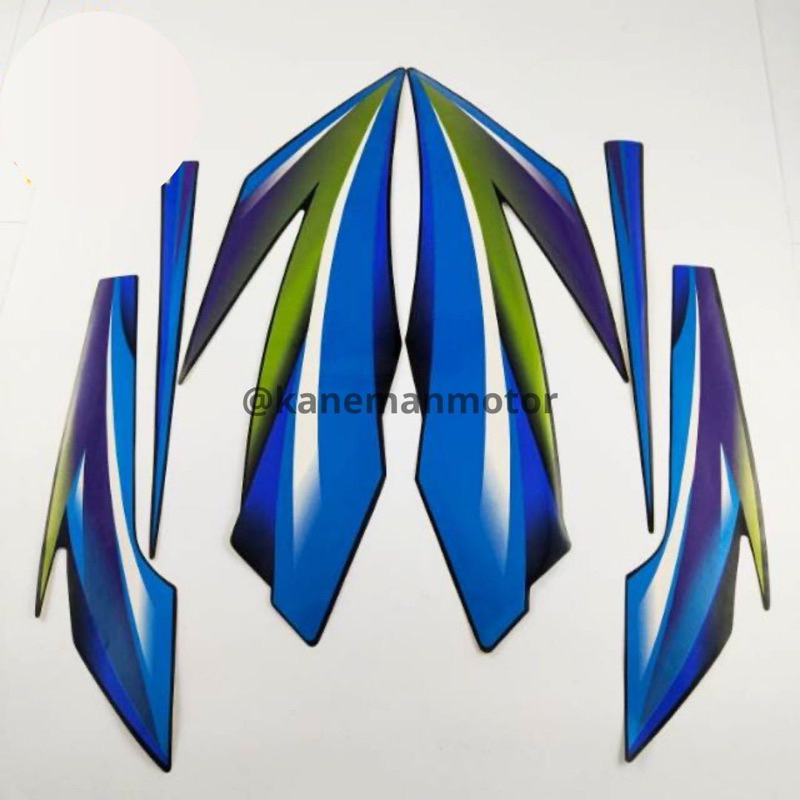 Striping GL MAX 2004 2005 lis les list polet stiker motor honda gl max 2004 2005 Warna Biru