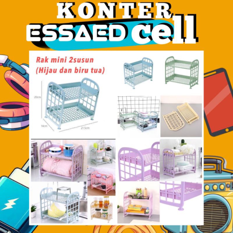 RAK MINI 2 SUSUN RAK MAKANAN/RAK DAPUR/RAK MINI