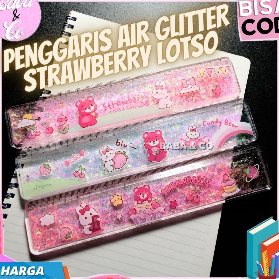 

SPESIAL PENGGARIS AIR GLITTER LOTSO STRAWBERRY PENGGARIS 2cm AIR GLITER LOTSO PENGGARIS LOTSO