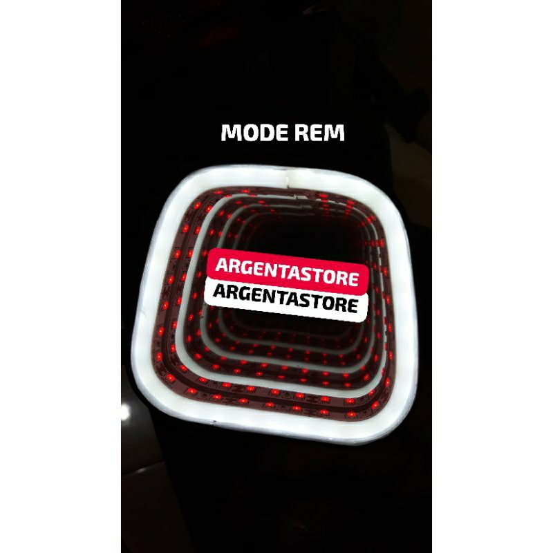 STOPLAMP INFINITY LEXI 125 CUSTOM LAMPU LED INFINITY MIRROR