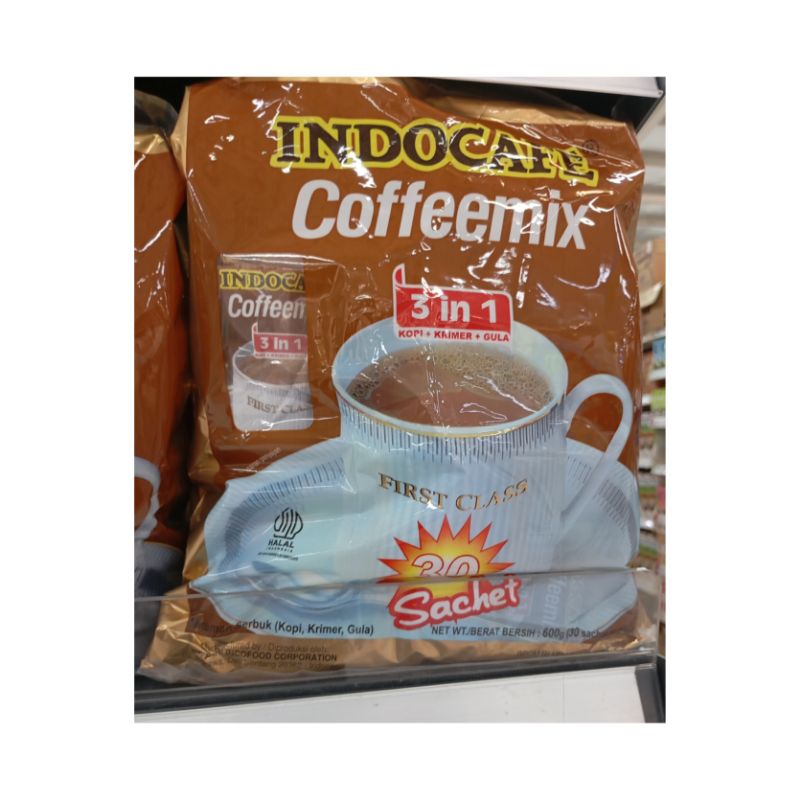 

INDOCAFE COFFE MIX ISI 3 RTG @20GR / INDOCAFE COFFEMIX MILD ISI 3 RENTENG @18GR