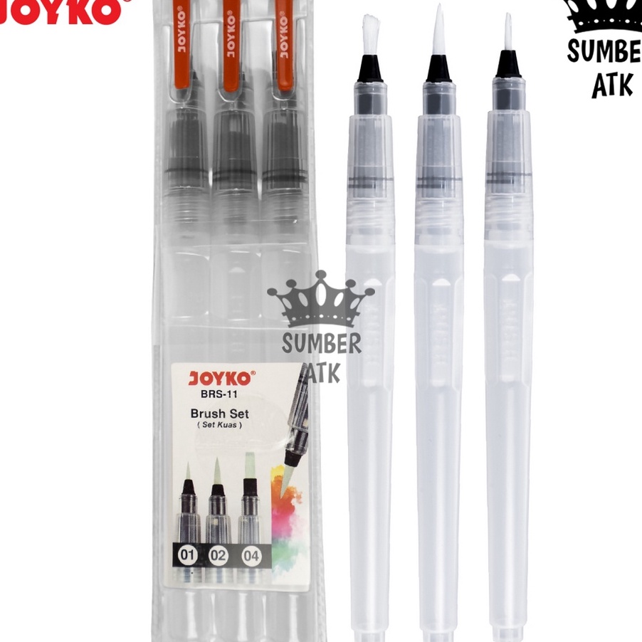 

DISKON SPESIAL Brush Set Alat Lukis Kuas Cat Air Minyak Acrylic BRS11