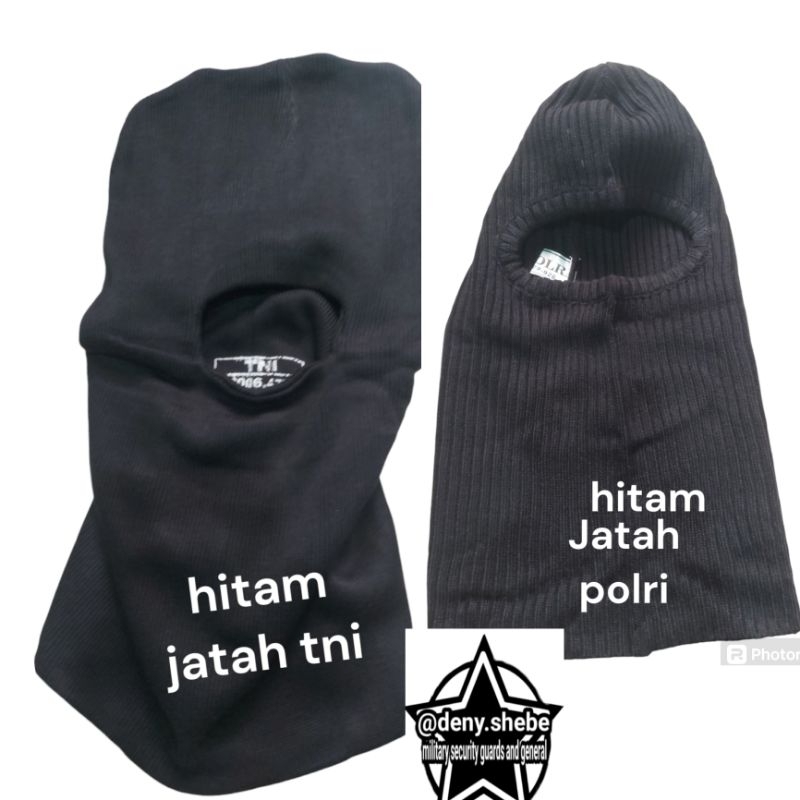 Sebo Hitam Tutup Kepala Jatah Tni Ad