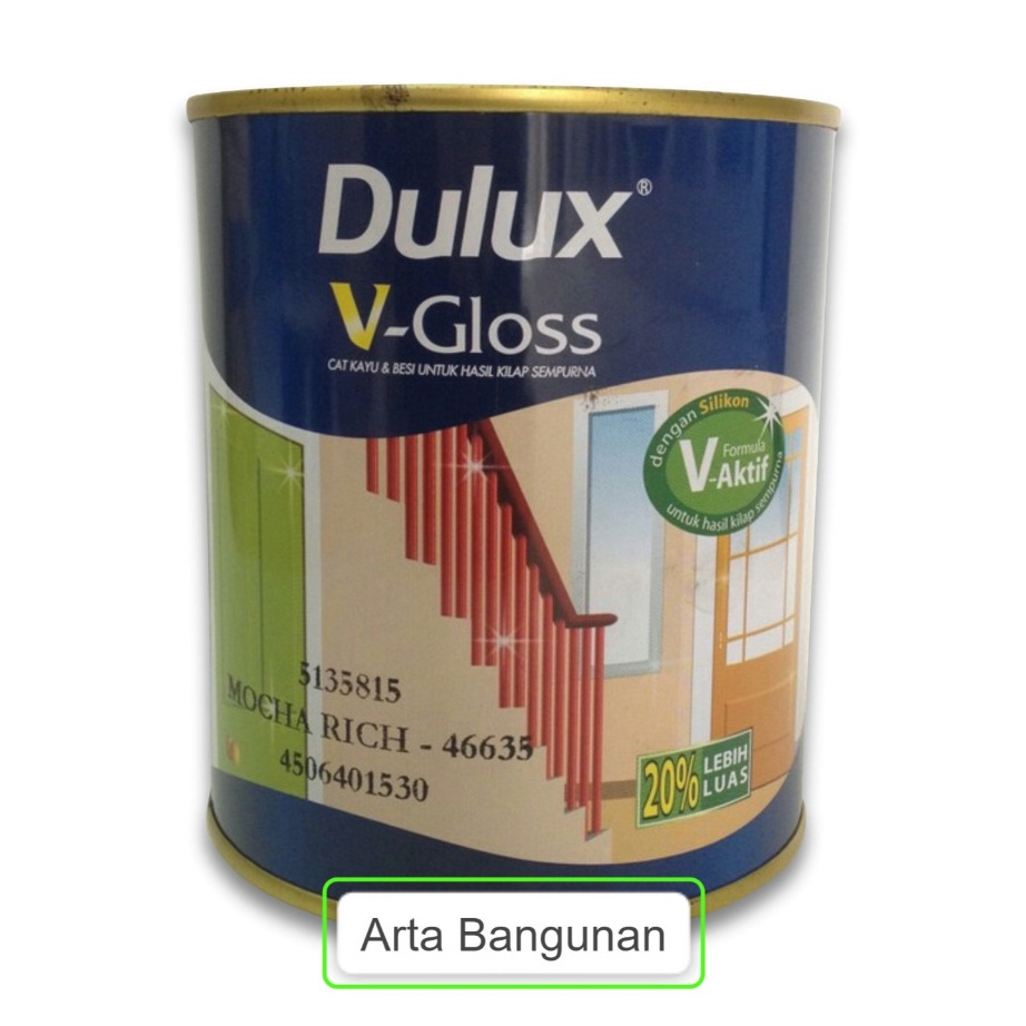 

TERMURAH Cat Minyak Dulux VGloss Ready Mix Warna Standar 8 Liter