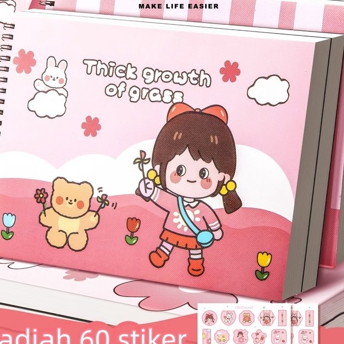 

TREND VOOVA A4 Drawing Book Buku Gambar Anak Buku Gambar Polos A4 Drawing Book