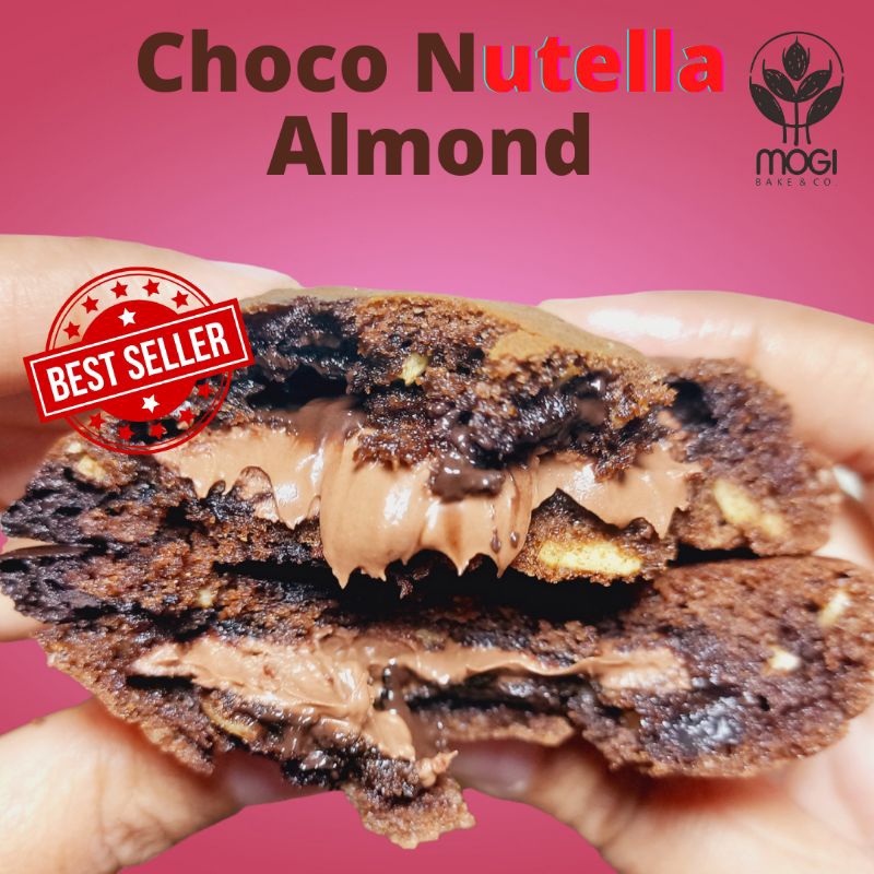 

Choco Nutella Almond by Mogi PAKET ISI 6 &12