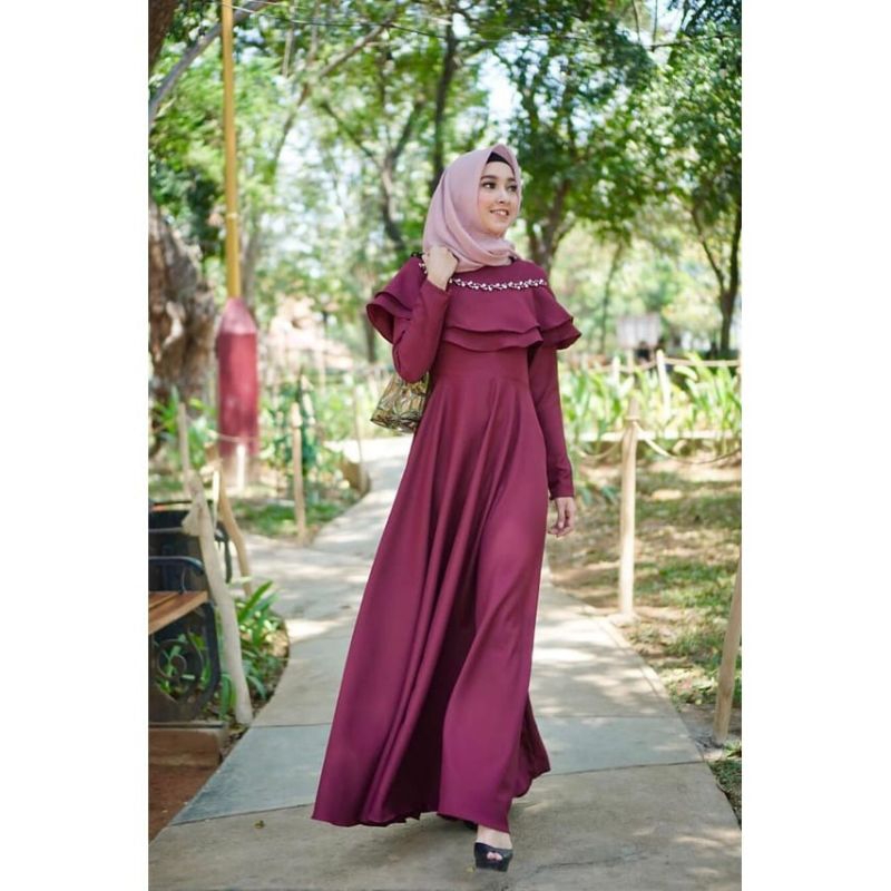 Viona dress/Dress viona simple elegan