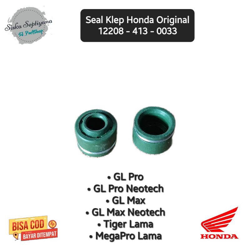 Seal Sil Klep Honda Gl Pro Glpro Neotech Gl Max Gl Max Neotech Neotek Megapro Tiger Original Ori Har