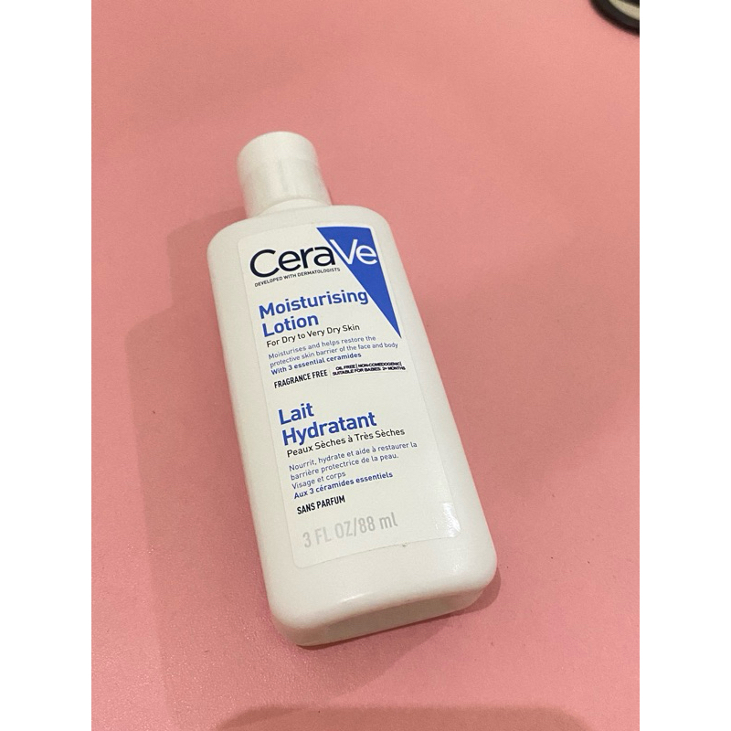 preloved cerave moisturizing lotion