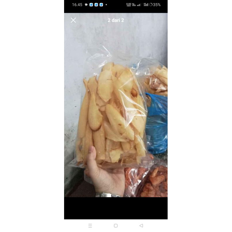 

keripik singkong original dan pedas 250 gram