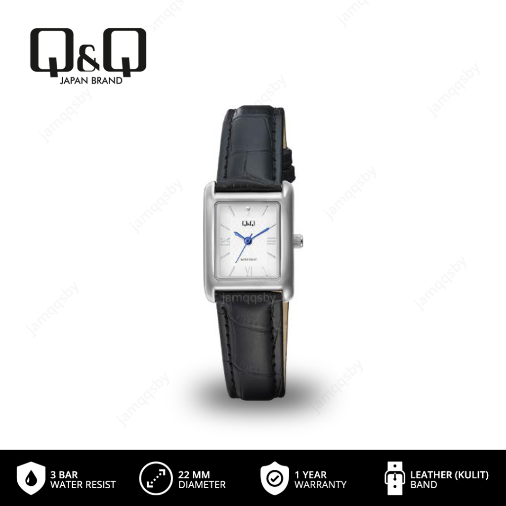 Q&Q QnQ QQ Jam Tangan Arloji Wanita Fashion Analog Kulit - C69 C69A Tahan Air 3 BAR