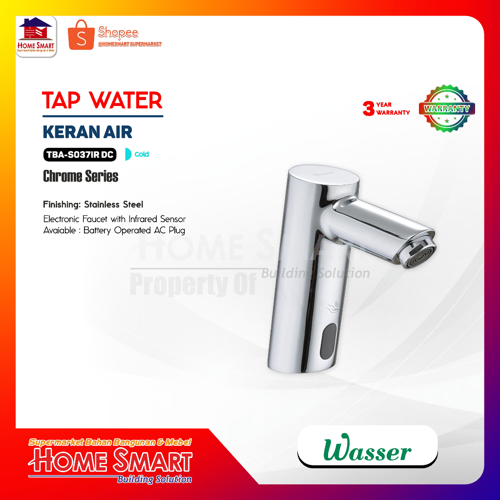Wasser Kran Sensor / Kran wastafel otomatis TBA S037 IR DC