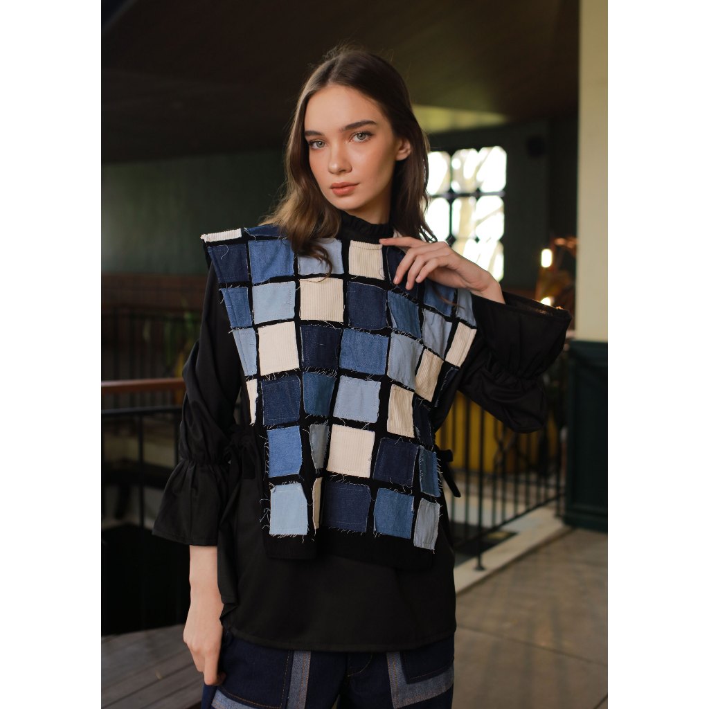 kly Mesz - Agni Vest Denim & Corduroy All Size