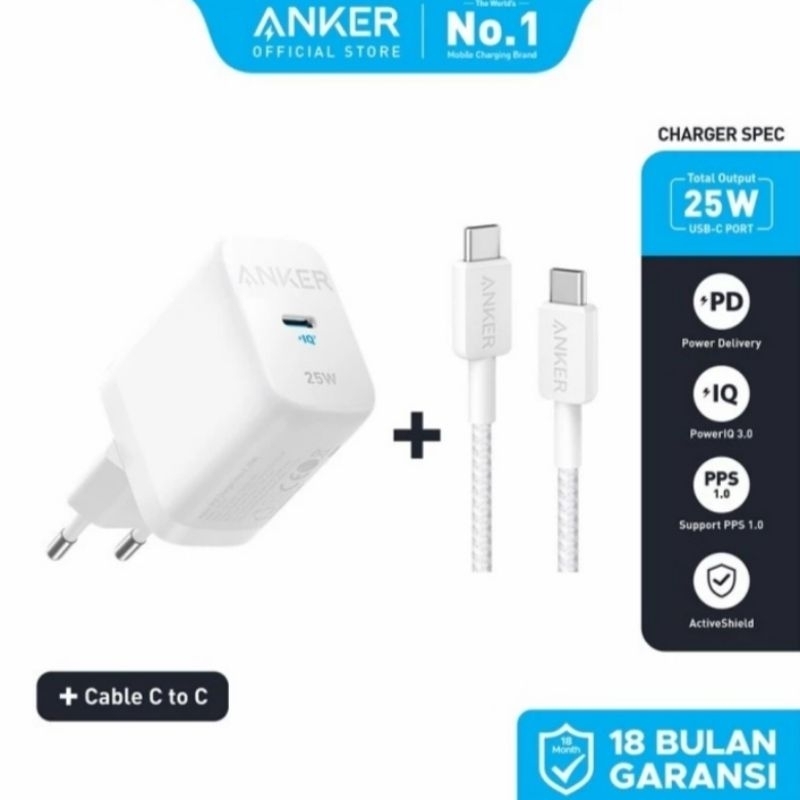Anker Wall Charger Type C Original