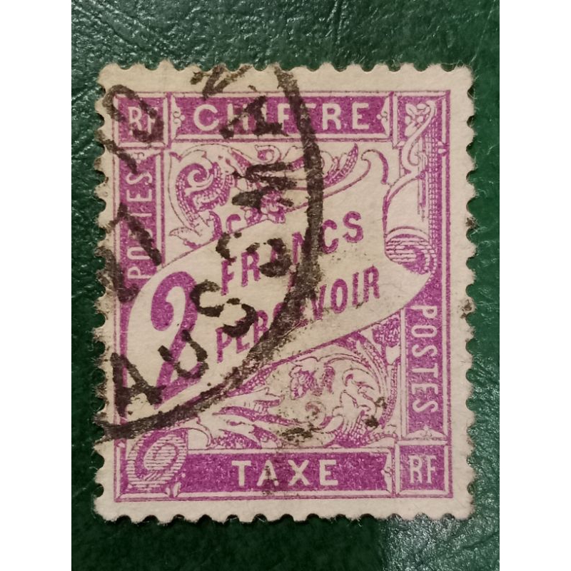 

Prangko Perancis Postage Due 2 Francs Tahun 1926 USED