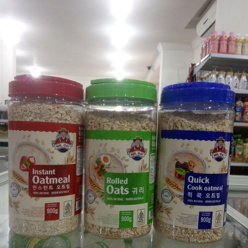 

Oatmeal instan ,Rolled Oats,Quick Cook Oatmeal berat bersih 900ml