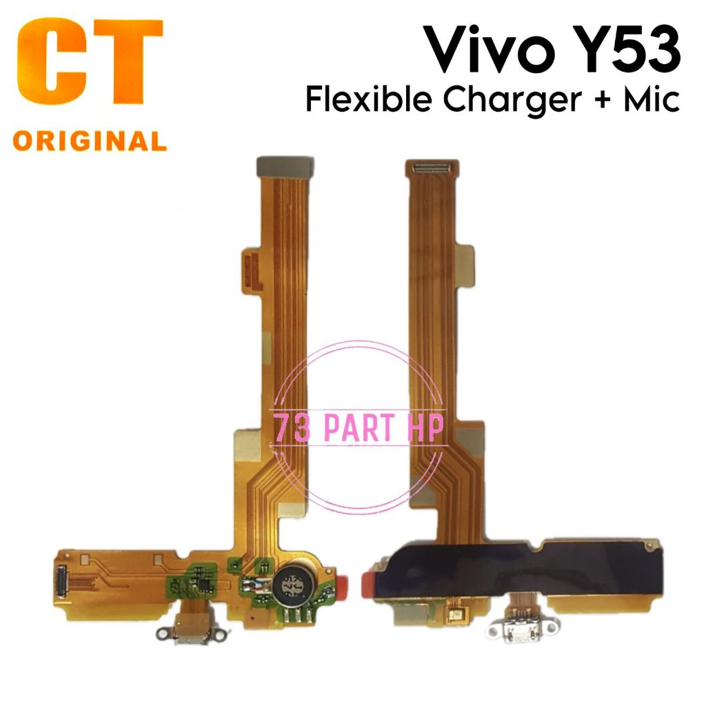 Flexible Konektor Charger + Mic Vivo Y53 / 1606A - Flexible Flexibel Fleksibel Fleksible Konektor Co
