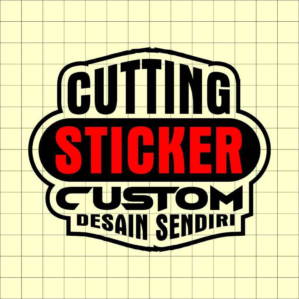 

CUTTING STICKER CUSTOM DESAI SENDIRI - STICKER /LOGO/NAMA/KOMUNITAS/MEREK SUKA SUKA