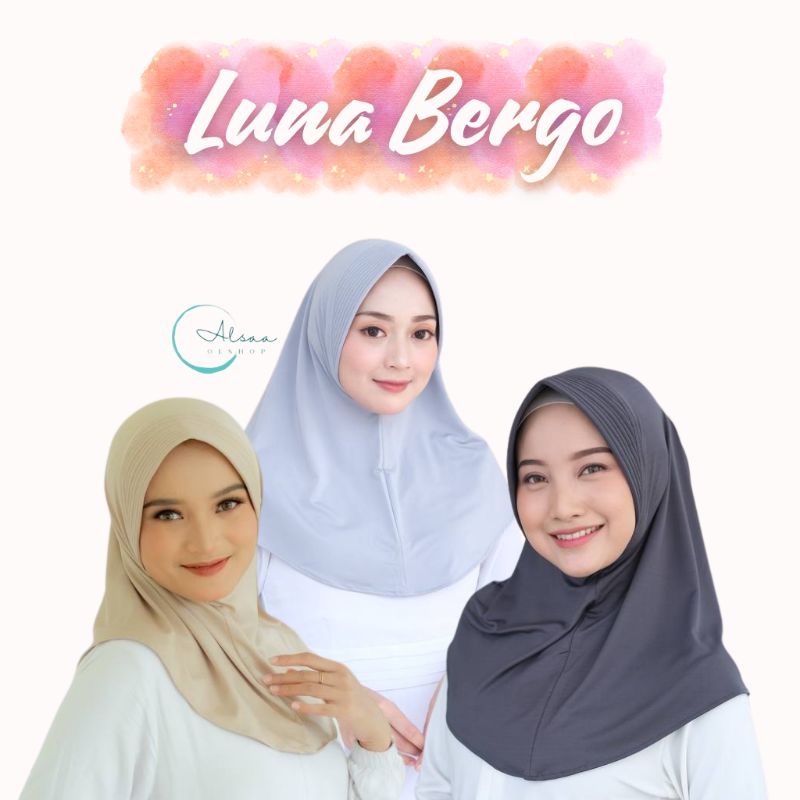 Hijab Sport // Hijab Luna Bergo // Hijab Sport Luna Bergo
