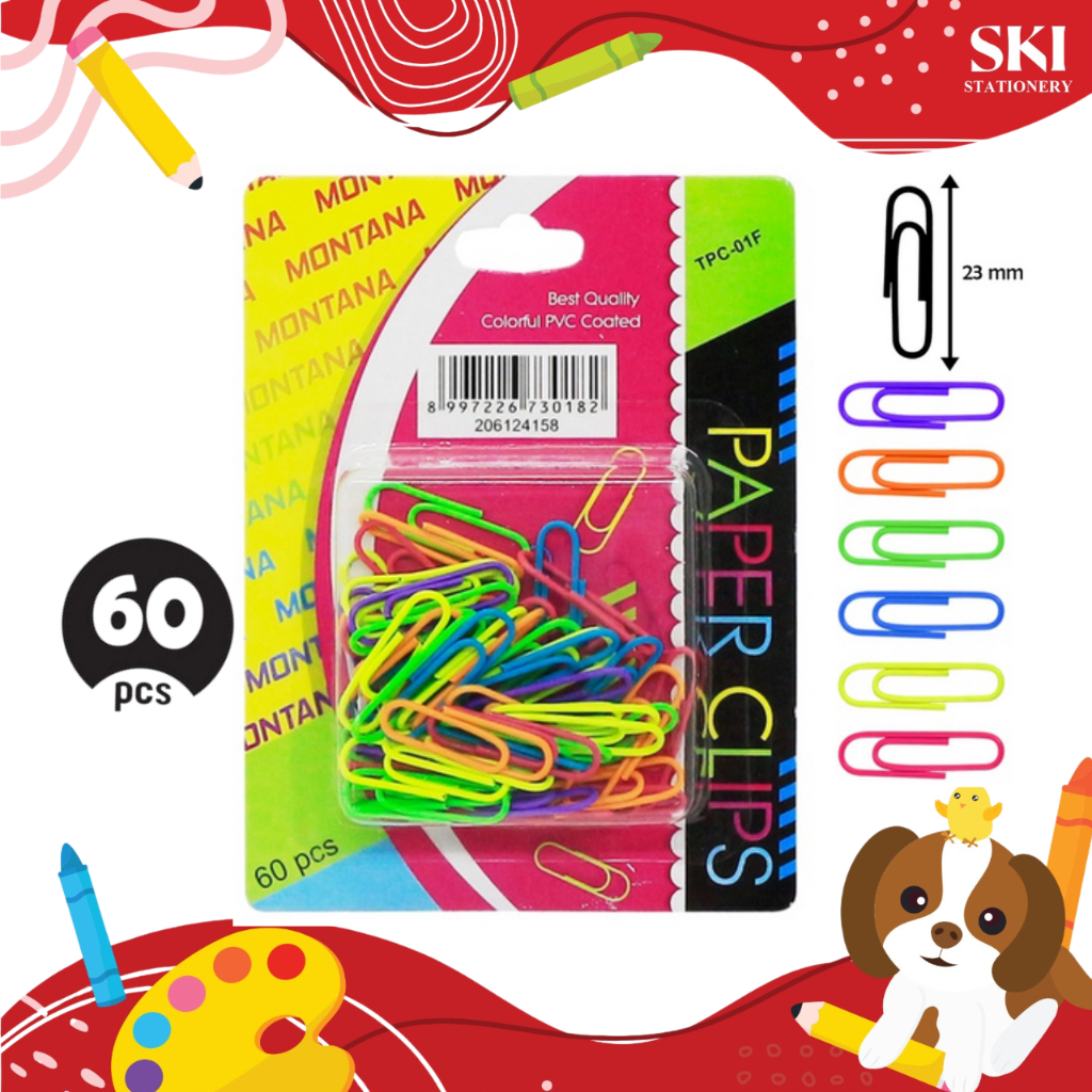 

Paper Clip Warna Warni / Klip Kertas / Penjepit Kertas