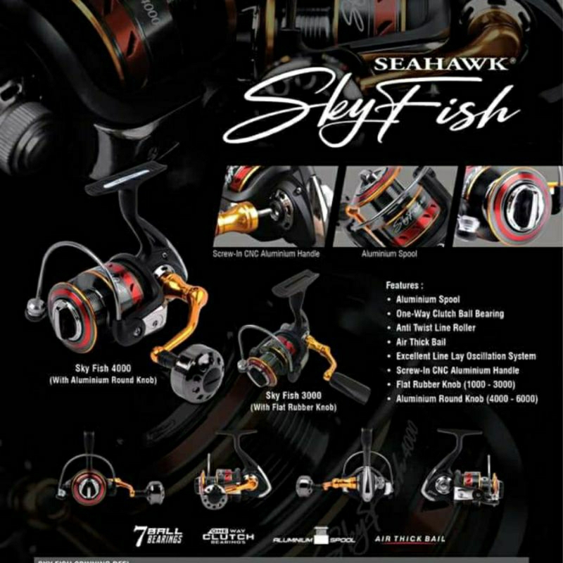 Reel Seahawk Skyfish 3000&4000
