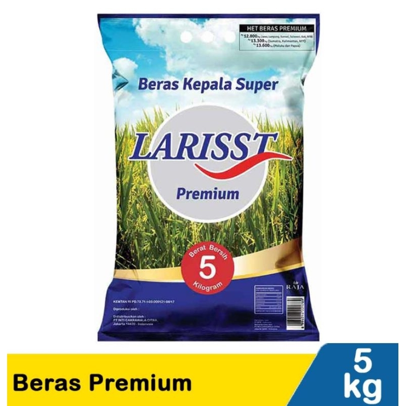 

larisst beras premium kepala super 5 kg