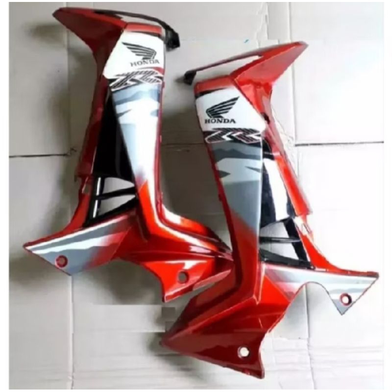 cover sayap luar dek samping depan luar supra x125 new batman warna putih