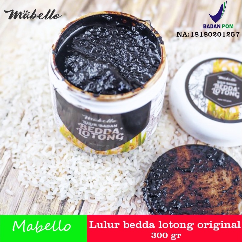 MABELLO lulur 300g/lulur bedak lotong original 100% BPOM