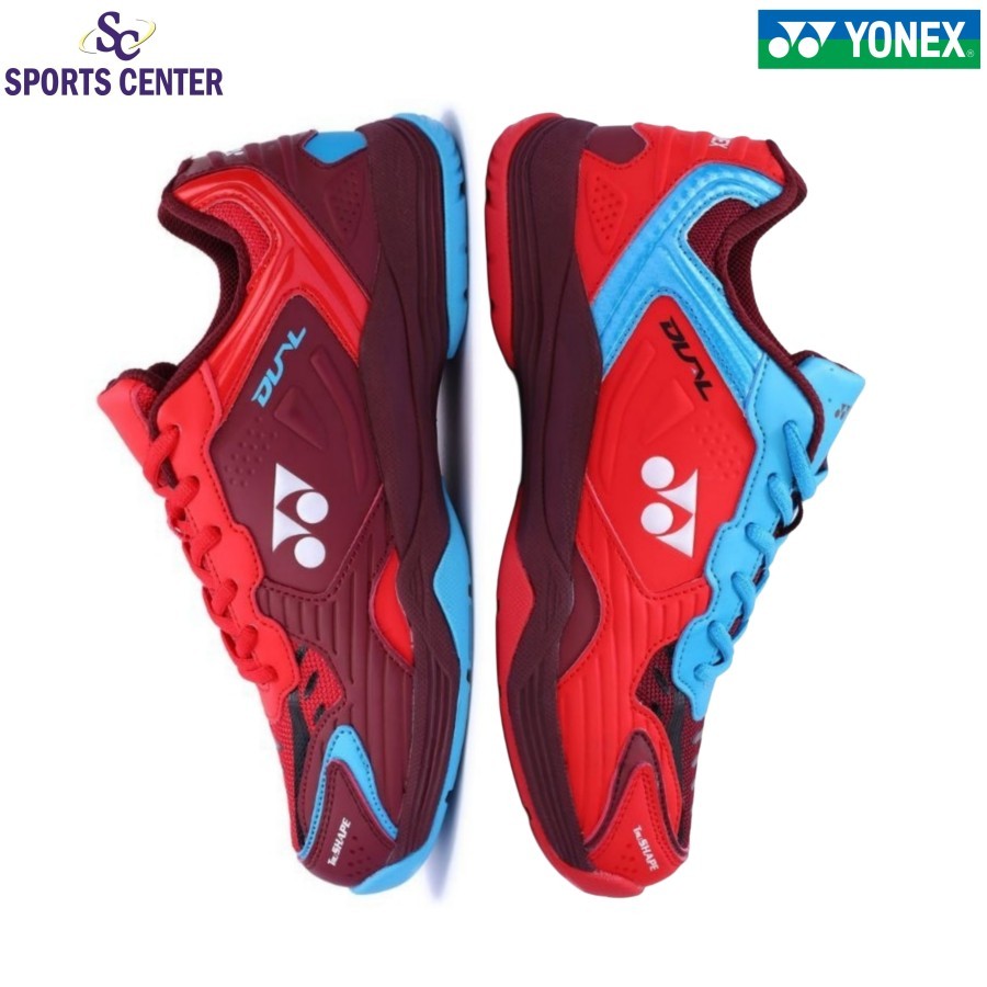 Promo Sepatu Badminton Yonex Tru Cushion Dual Dark Wine Red Aqua