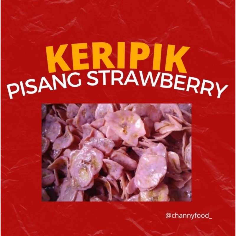 

KERIPIK PISANG STRAWBERRY 250GR | KERIPIK PISANG