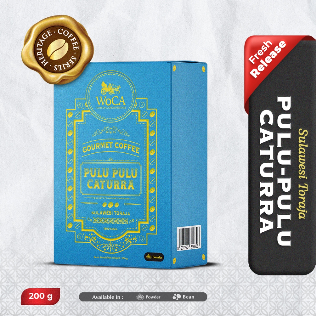 

WoCA Heritage Coffee Sulawesi Toraja Pulu Pulu Katura 200g