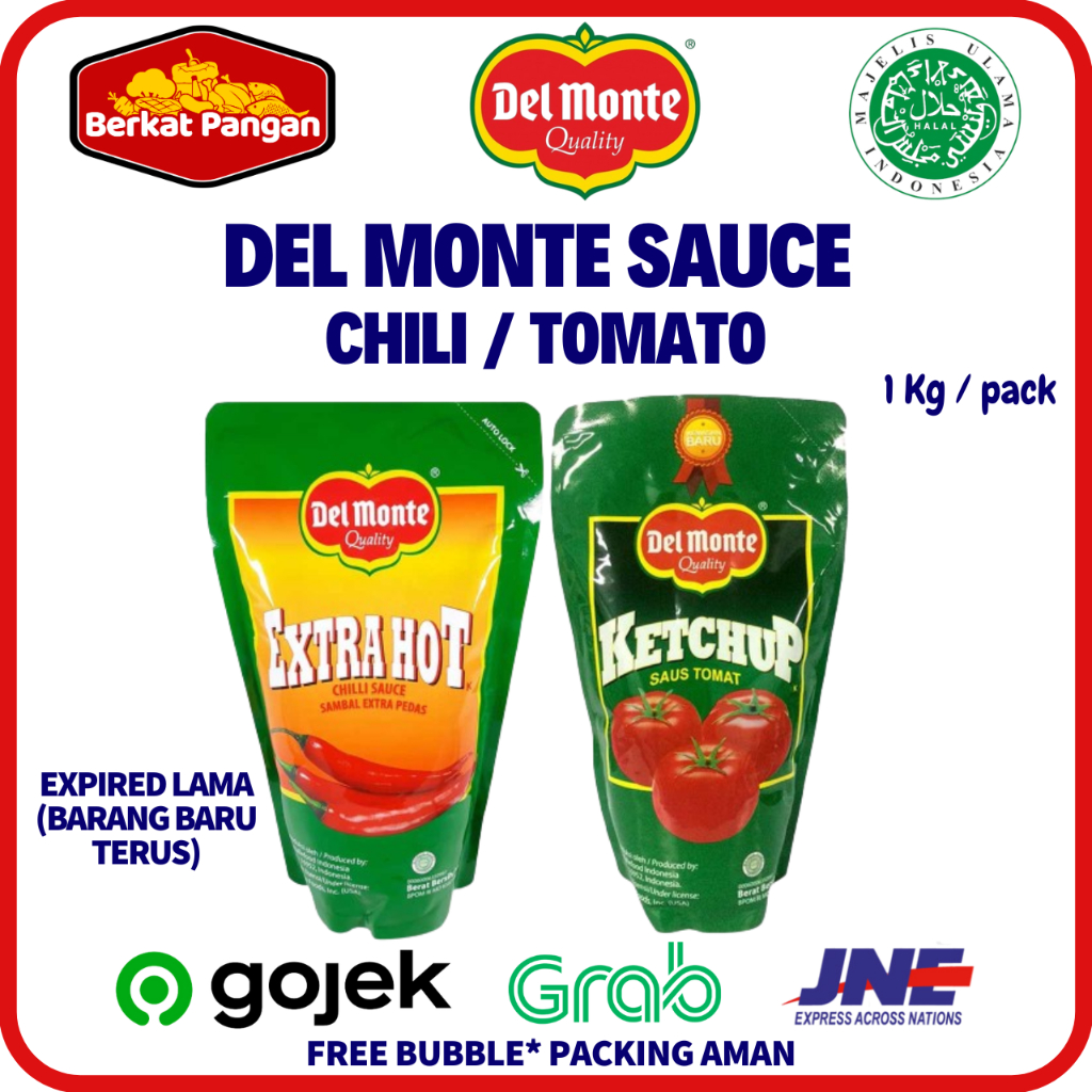 

DELMONTE Extra Hot Chilli Sauce / Ketchup Saus Tomat 1kg