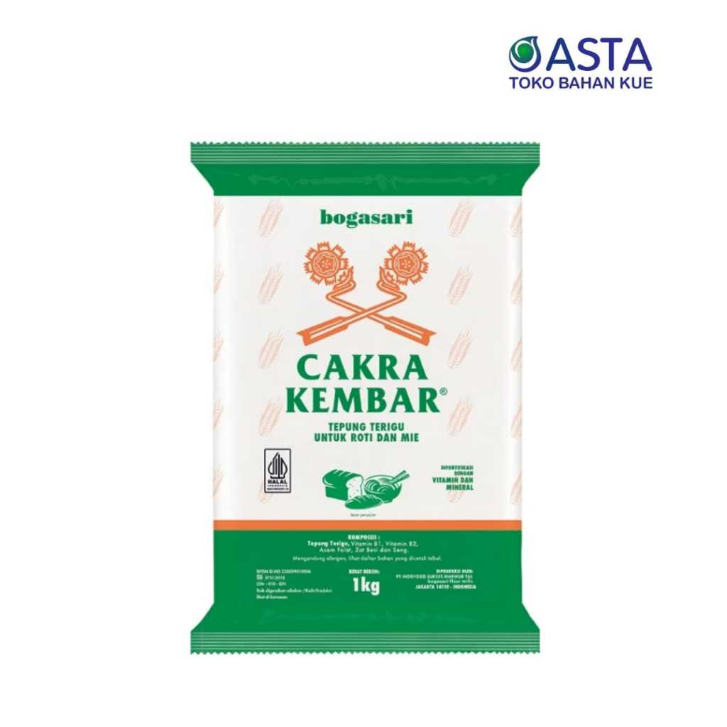 

Bogasari Terigu Cakra Kembar Bening 1 Kg