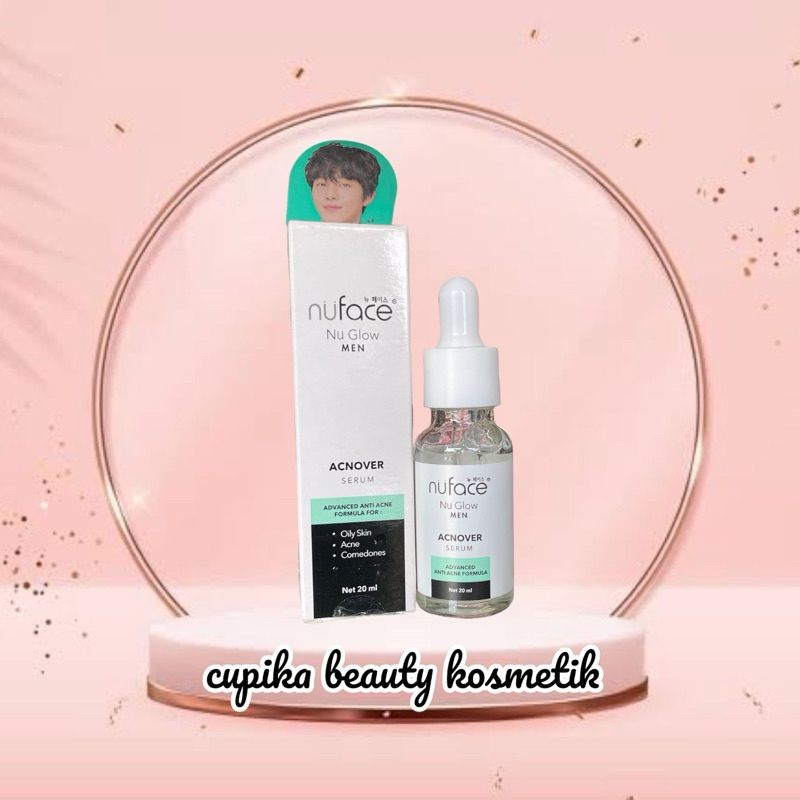 un,px] NUFACE nu glow men acnover serum 20 ml - kulit berminyak berjerawat dan komedo