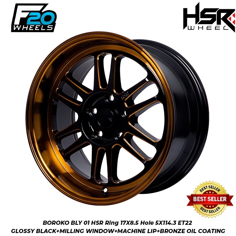 VELG XPANDER RING 17 MEREK HSR WHEEL TOBOALI MODEL TERBARU