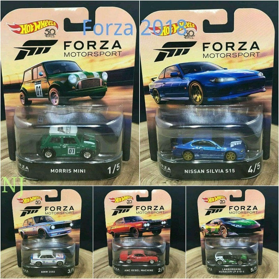 Hot Wheels Forza 2018 set