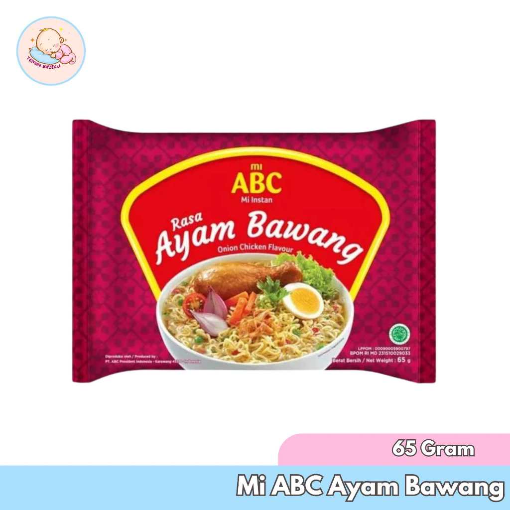 

Mi ABC Mie Instan 65gr Rasa Ayam Bawang Onion Chicken Flavour