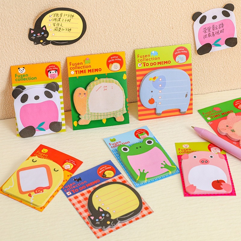 

Sticky Notes Karakter Animal - 740 / Tempelan Kertas Catatan Memo Note / Note Memo Bentuk Karakter Binatang Lucu / Animal Sticky Notes