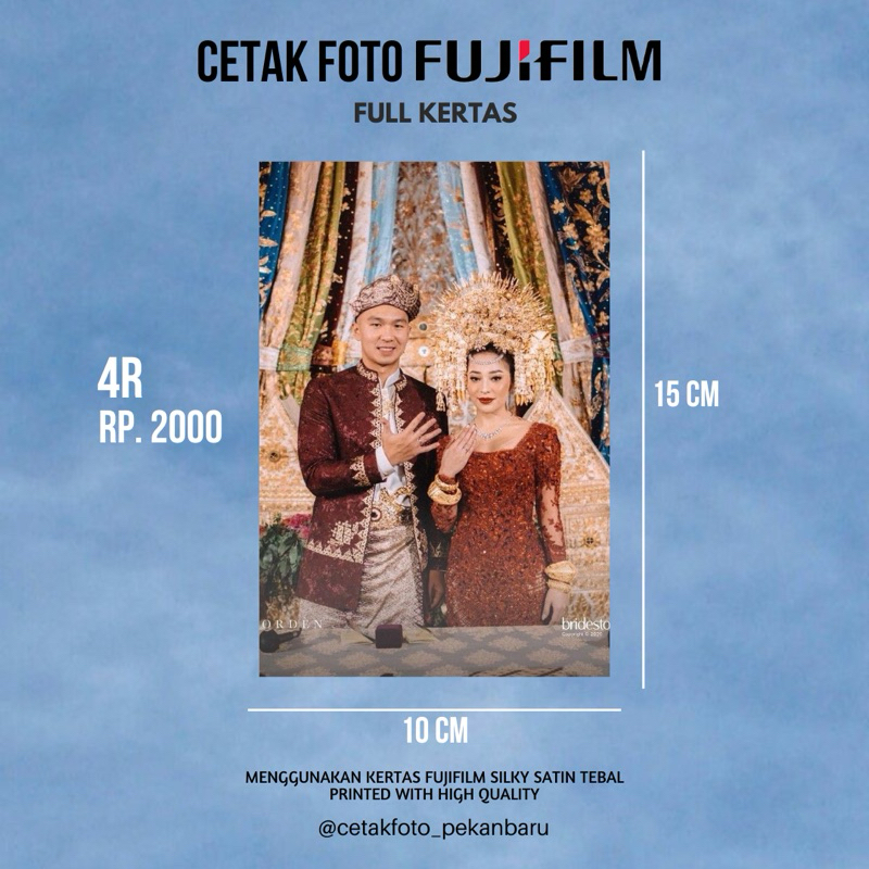 Cetak Foto 4R FujiFilm