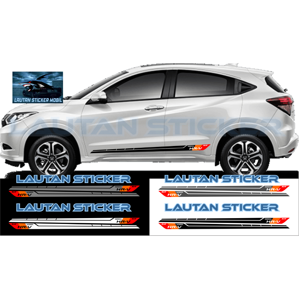 cutting stiker mobil honda hrv stiker list mobil hr-v
