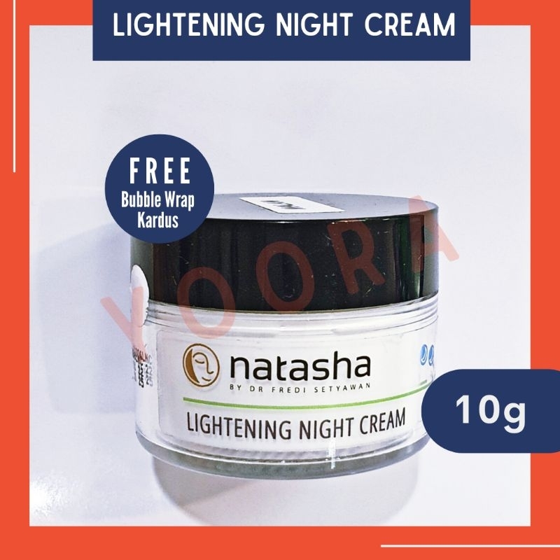 Natasha Light Night Cream, Lightening Night Cream, Krim malam Natasha, Krim Malam Pencerahan