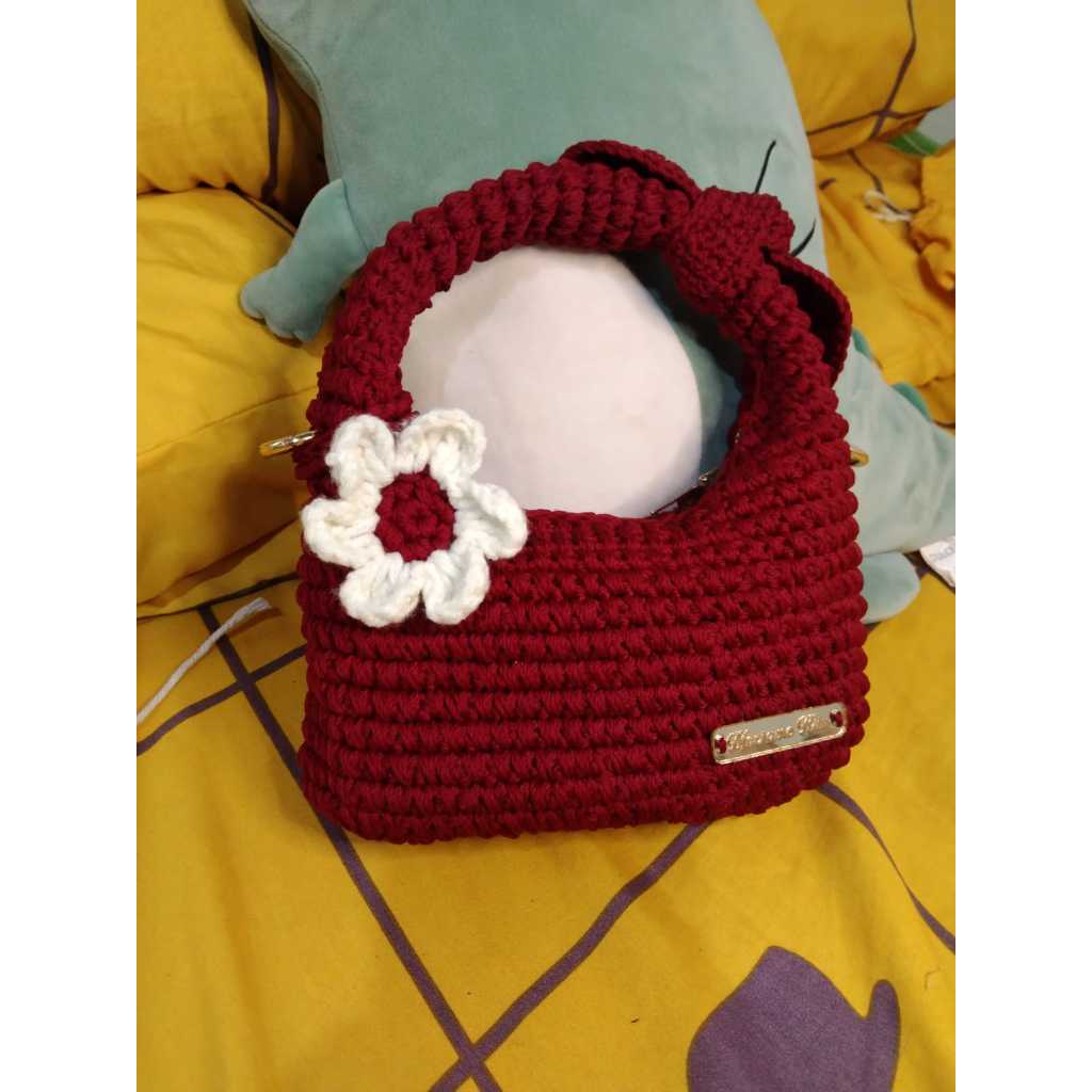 TAS RAJUT MINIBAG | HANDBAGTAS RAJUT HANDMADE | TAS RAJUT WANITA | TAS RAJUT WANITA SELEMPANG | TAS 