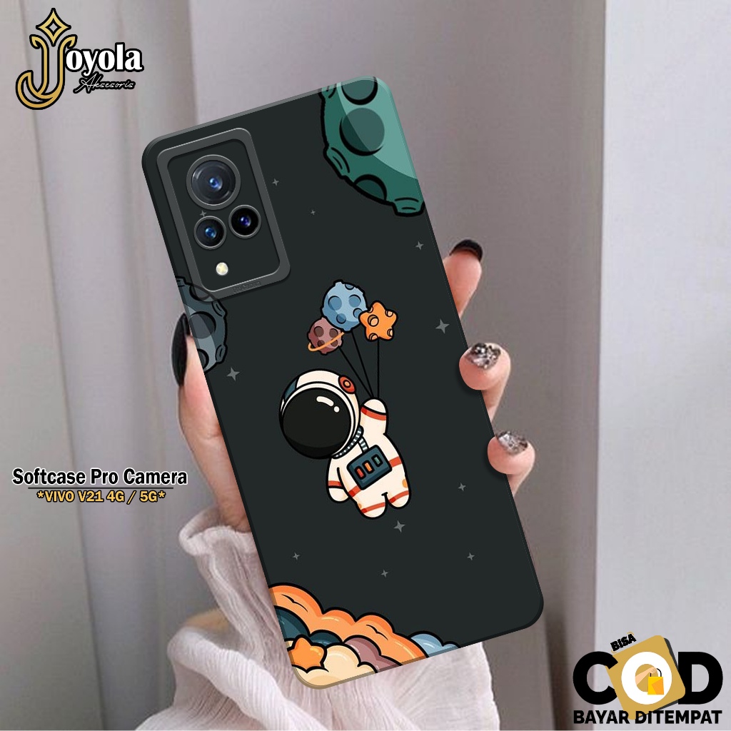 JOYOLA Case VIVO V21 4G/5G - Fahion Case Astronod - Softcase VIVO V21 4G/5G - Pro Camera - Casing VI