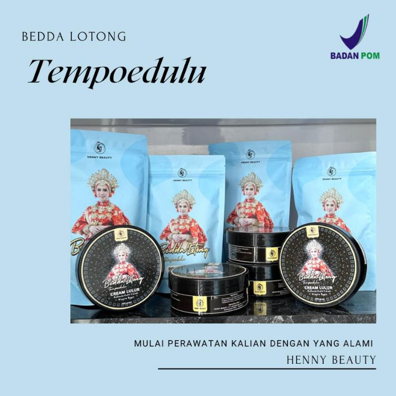 Ay00 BEDDA LOTONG BUBUK LULUR HENNY BEAUTY / BEDDA LOTONG VIRAL / SCRUB PEMUTIH BADAN ALAMI