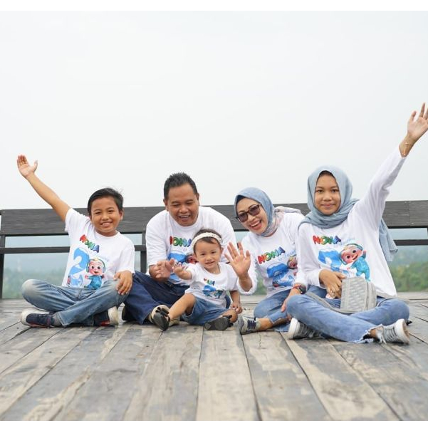 baju cocomelon custom / kaos ultah anak custom nama  /kaos couple keluarga / kaos couple keluarga ay