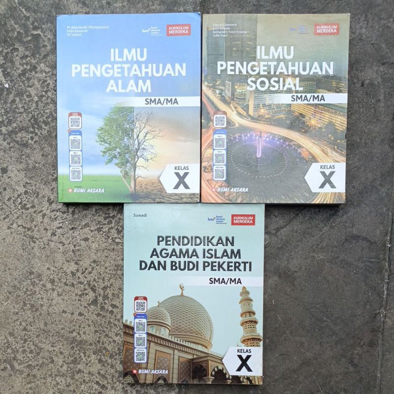 Buku Bekas SMA Kurikulum Merdeka Penerbit Bumi Aksara